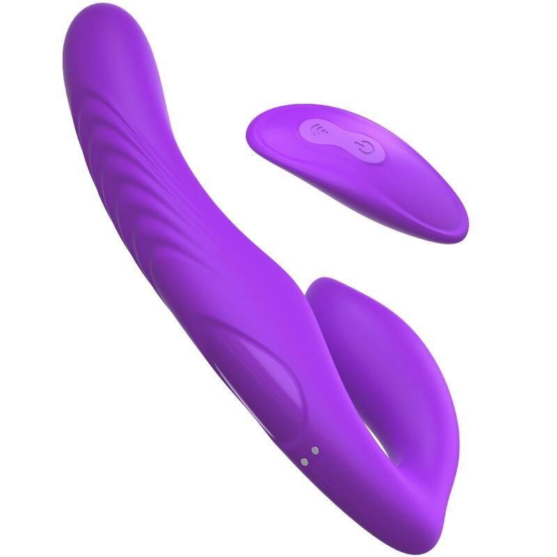 Mercadox FANTASY FOR HER - VIBRADOR DE DUPLA PENETRAÇÃO CONTROLE REMOTO 9 NÍVEIS VIOLETA