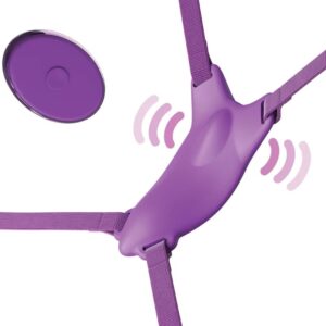 FANTASY FOR HER – ARNÊS DE BORBOLETA VIBRANTE, CONTROLE REMOTO RECARREGÁVEL E VIOLETA