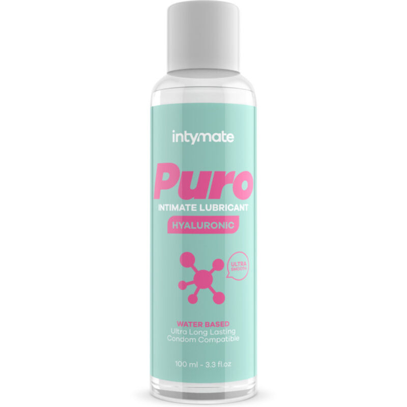 Mercadox INTIMATELINE INTYMATE - LUBRIFICANTE À BASE DE ÁGUA HILAURONICO PURE 100 ML