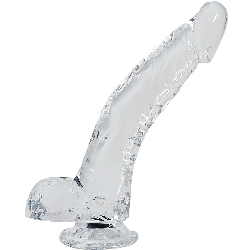 Mercadox ALIVE - GARANHÃO PÊNIS REALÍSTICO TRANSPARENTE 22 CM