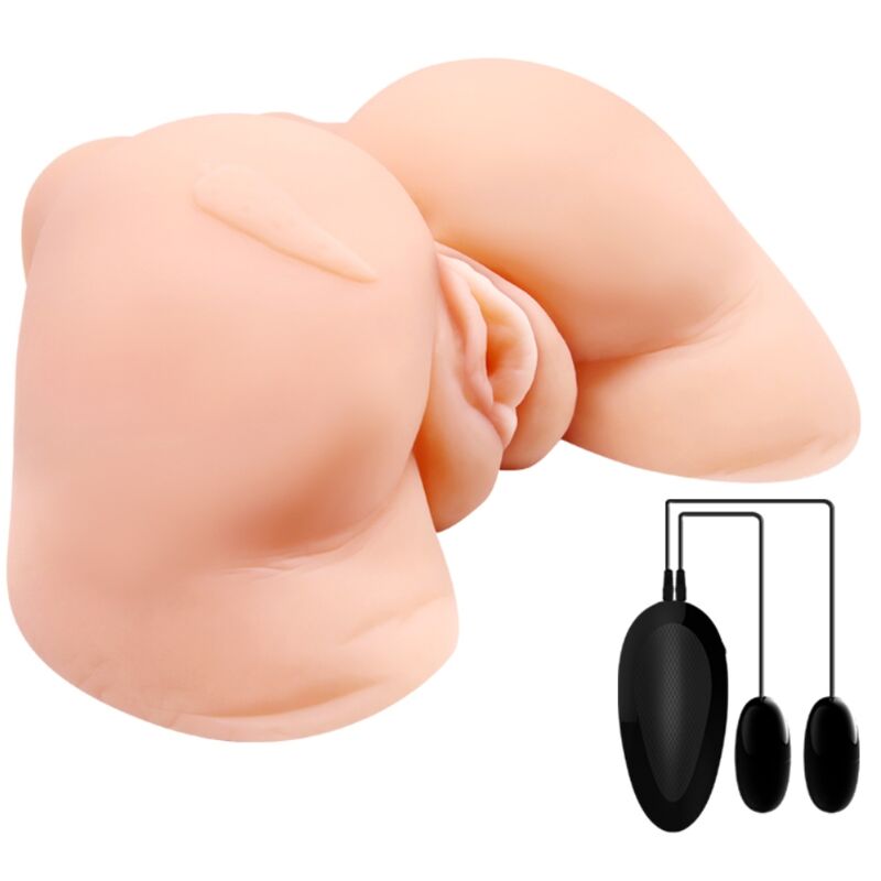 CRAZY BULL - VAGINA E NUS COM MALHA REALÍSTICA COM VIBRAO - Image 2