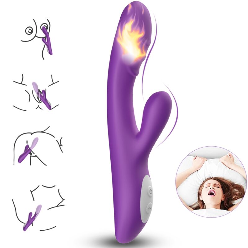 Mercadox ARMONY - VIBRADOR SPARK EFEITO CALOR ROXO