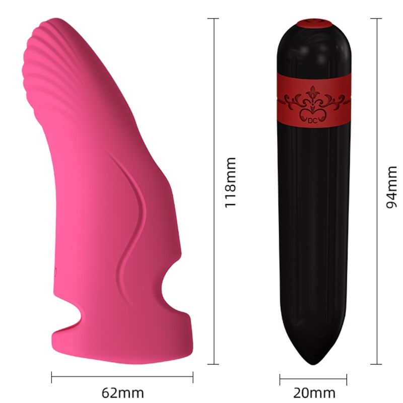 Mercadox ARMONY - AURORA VIBRADOR DEDO FÚCSIA