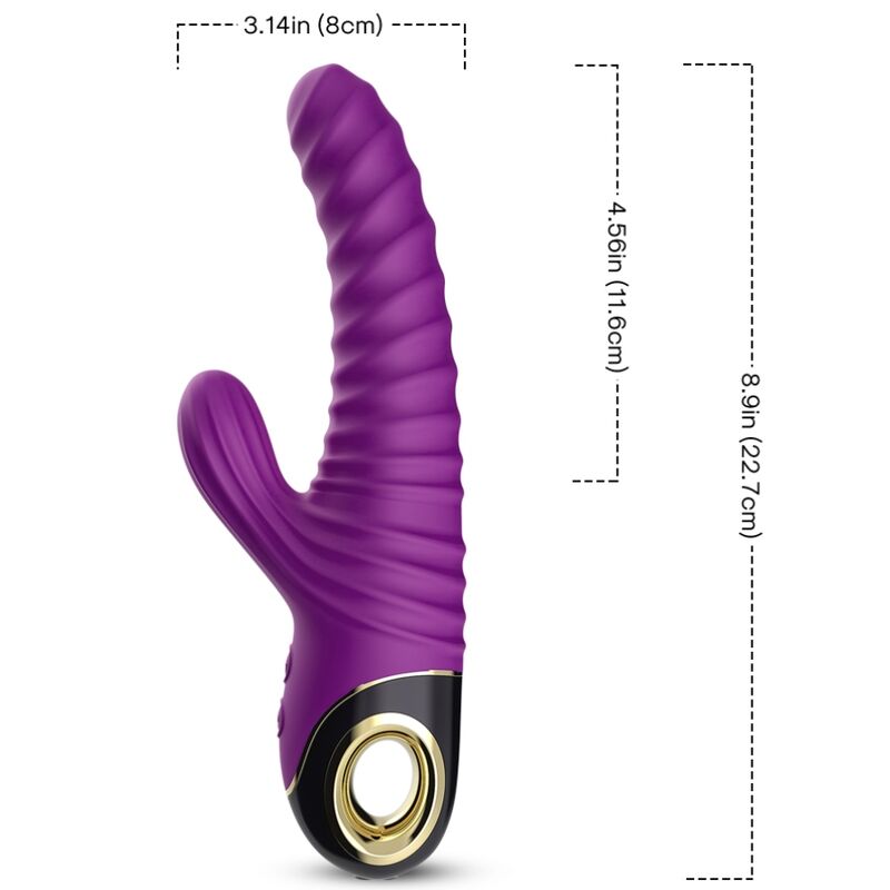 Mercadox ARMONY - VIBRADOR ETERNITY SILICONE ROXO