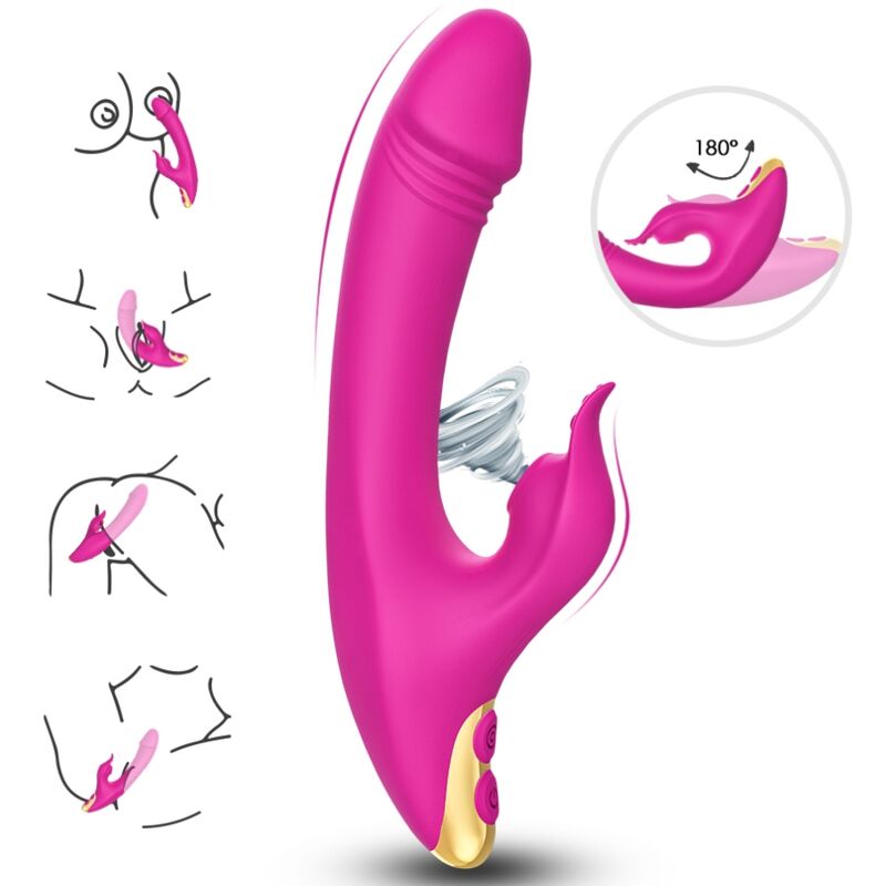 Mercadox ARMONY - LOVE CLITORIS & PONTO G VENTOSA FÚCSIA
