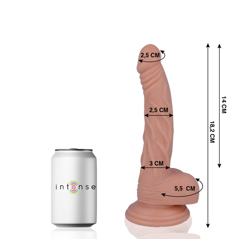 Mercadox MR INTENSE - 12 REALISTIC PENIS 18.2 CM -O- 2.5 CM