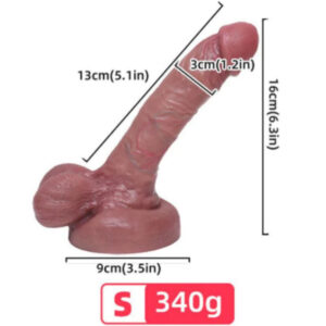 ARMONY – DILDO SILICONE LÍQUIDO REALISTA 13 CM