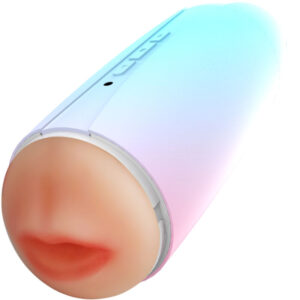 ARMONY – RAINBOW DUPLO VAGINA E VIBRADOR DE BOCA MASTURBADOR