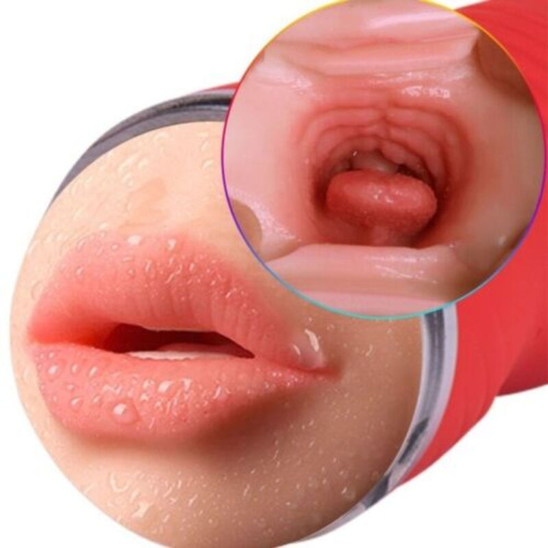Mercadox ARMONY - MASTURBADOR DUPLO VAGINA E BOCA VERMELHA
