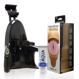 FLESHLIGHT – UNIDADE DE TREINAMENTO STAMINA GO SENHORA + LANÇAMENTO UNIVERSAL + LUBRIFICANTE AQUA QUALITY 50 ML