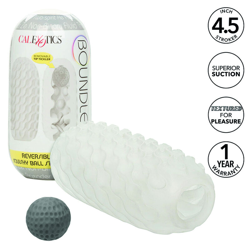 Mercadox CALEXOTICS - BOUNDLESS REVERSÍVEL SQUISHY BALL STROKE AMARELO