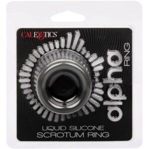 CALEXOTICS – ALPHA ANEL DE ALONGAMENTO SCROTUM PRETO