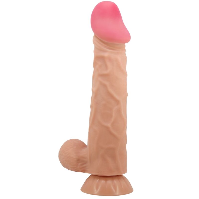 Mercadox PRETTY LOVE - SÉRIE SLIDING SKIN DILDO REALÍSTICO COM VENTOSA DESLIZANTE PELE 24 CM