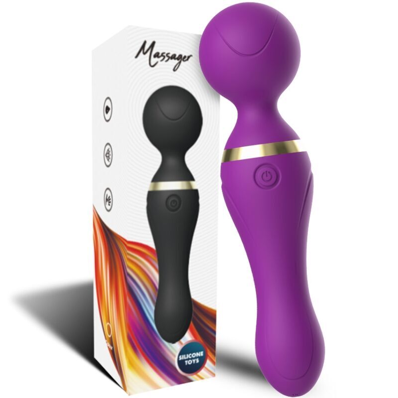 Mercadox ARMONY - MASSAGER E VIBRADOR FREEZA CABEÇA SUPER FLEXÍVEL ROXO