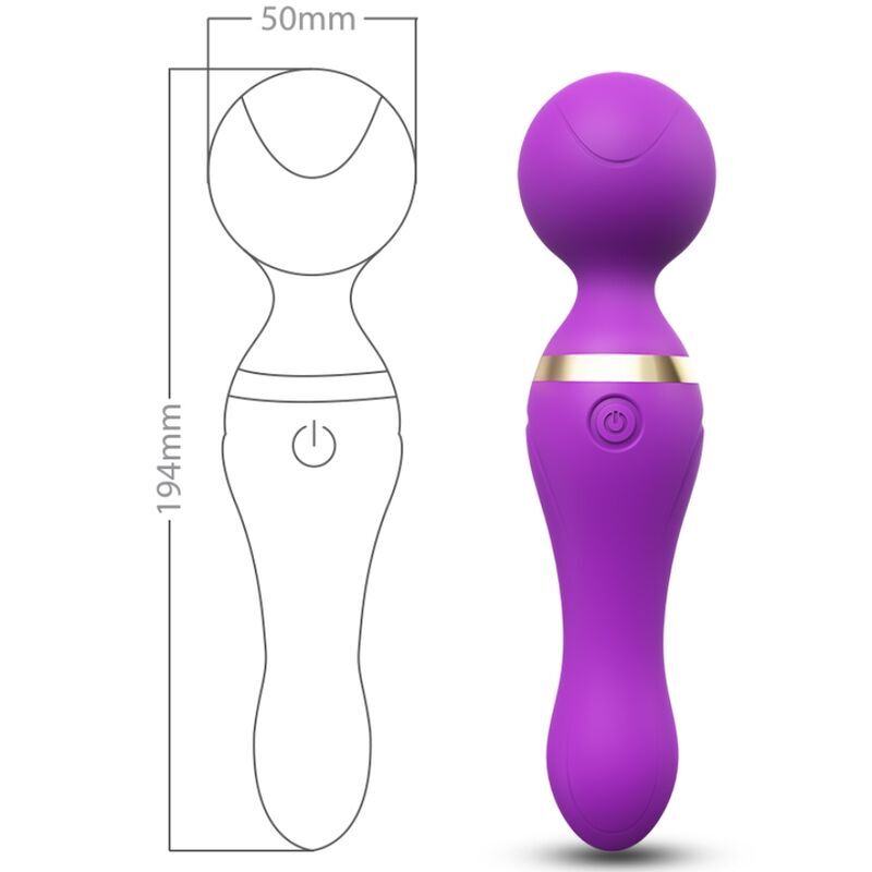 ARMONY - MASSAGER E VIBRADOR FREEZA CABEÇA SUPER FLEXÍVEL ROXO - Image 2