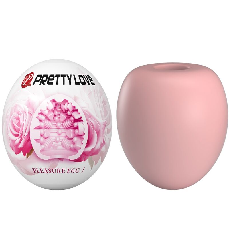 Mercadox PRETTY LOVE - MASTURBADOR MASCULINO ROSA OVO
