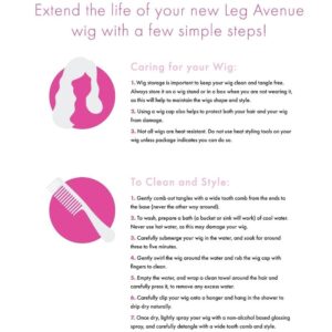 LEG AVENUE – PERUCA BOB CURTA NATURAL PRETA