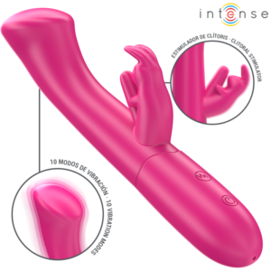 INTENSE – JULIETA RABBIT VIBRADOR 18,6 CM 10 VIBRAÇÕES ROSA