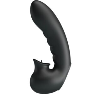 PRETTY LOVE – HOBGOBLIN VIBRATING FINGER CASE 12 VIBRAÇÕES + ESTIMULADOR DE CLITÓRIS PRETO