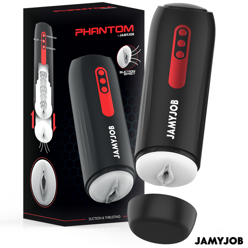 JAMYJOB - MASTURBADOR AUTOMÁTICO PHANTOM VAGINA 5 MODOS DE SUCÇÃO E IMPULSO - Image 2