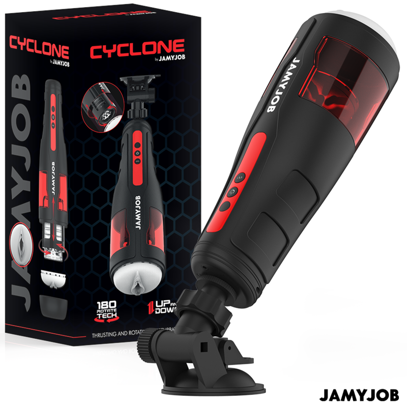 Mercadox JAMYJOB - MASTURBADOR AUTOMÁTICO DE VAGINA CYCLONE 10 MODOS DE ROTAÇÃO E IMPULSO