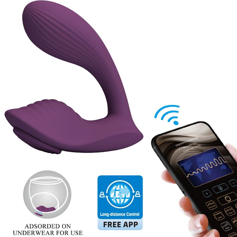 Mercadox PRETTY LOVE - FRANZ MASSAGER E VIBRADOR APLICATIVO GRATUITO ROXO