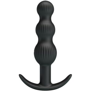 PRETTY LOVE – VIBRADOR ANAL SIDNEY 10 VIBRAÇÕES PRETO