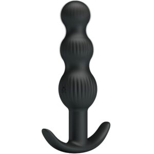 PRETTY LOVE – VIBRADOR ANAL SIDNEY 10 VIBRAÇÕES PRETO