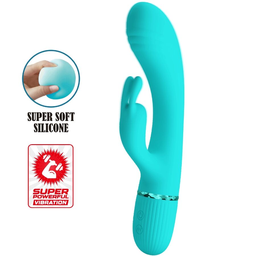Mercadox PRETTY LOVE - SCOCCO VIBRADOR COELHO TURQUESA