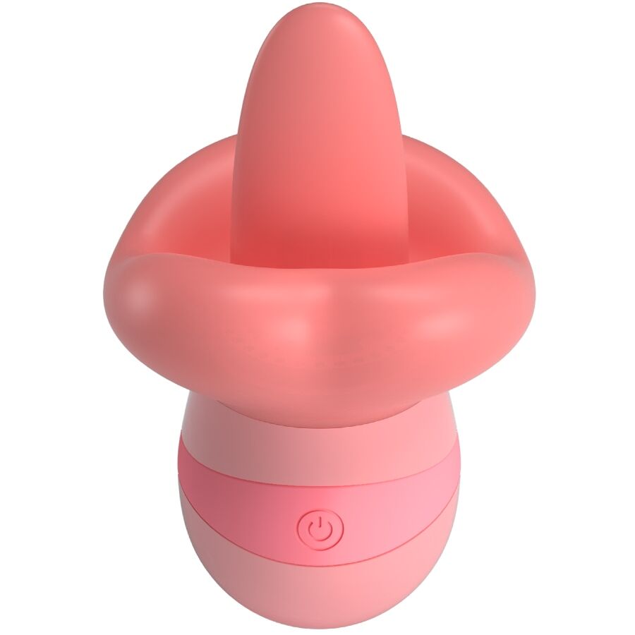 Mercadox PRETTY LOVE - ESTIMULADOR DE CLITÓRIS KYLEE TONGUE 10 VIBRAÇÕES ROSA NUDE