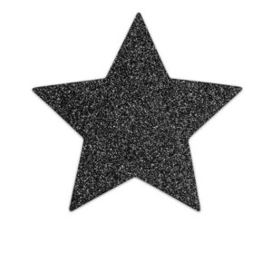 BIJOUX INDISCRETS – BLACK STAR FLASH NIPPLE CAPS