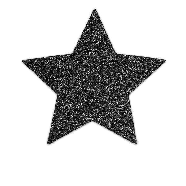 Mercadox BIJOUX INDISCRETS - BLACK STAR FLASH NIPPLE CAPS