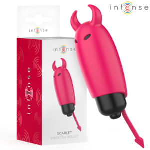 INTENSE – BALA VIBRATÓRIA ESCARLATE DEMÔNIO VERMELHO 9,3 X 2,4 CM