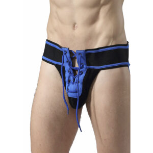 MOB – FETISH JOCKSTRAP FUTEBOL AZUL TAMANHO M