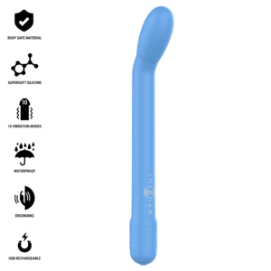 INTENSE – ESTIMULADOR DE PONTO G RECARREGÁVEL KARLIE AZUL