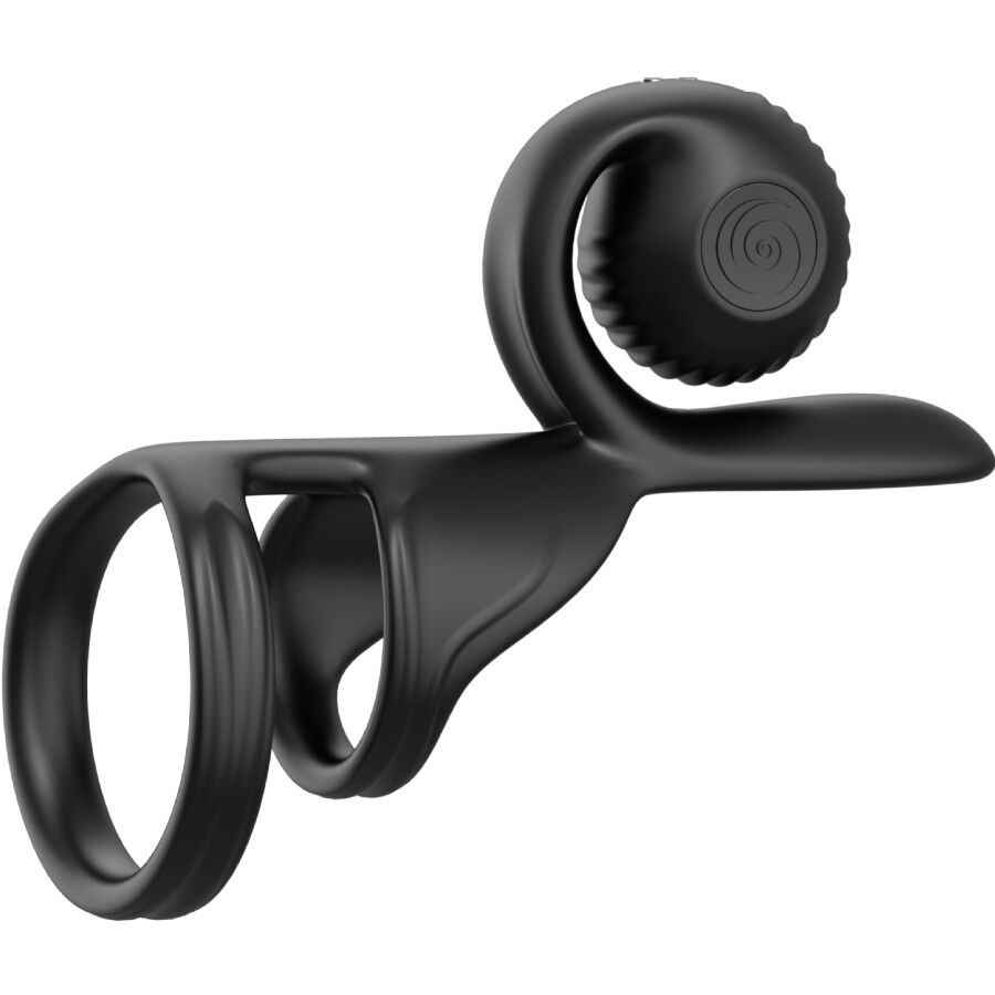 SNAIL VIBE - JOVI COUPLES RING CONTROLE REMOTO PRETO - Image 3