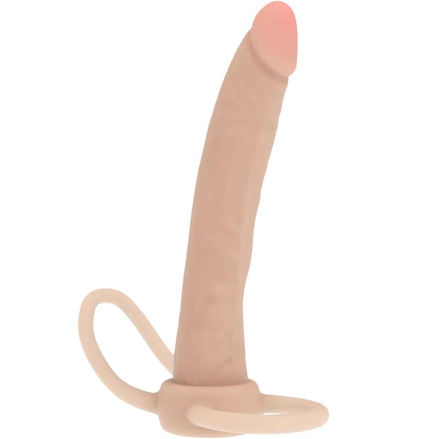 Mercadox GET REAL - DUPLA CONFUSÃO - PENETRADOR ANAL DE SILICONE 16 CM