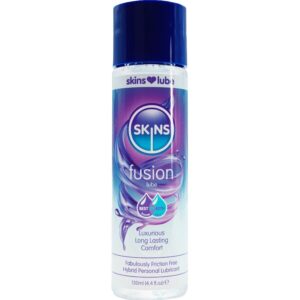 SKINS – FUSION LUBRIFICANTE HÍBRIDO À BASE DE ÁGUA E SILICONE 130 ML