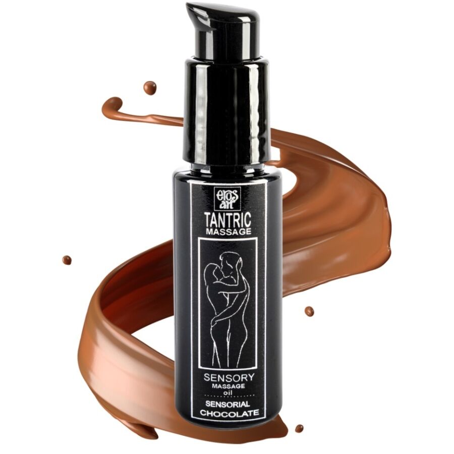 Mercadox EROS-ART - ÓLEO DE MASSAGEM TÂNTRICA NATURAL E AFRODISÍACO DE CHOCOLATE 30 ML