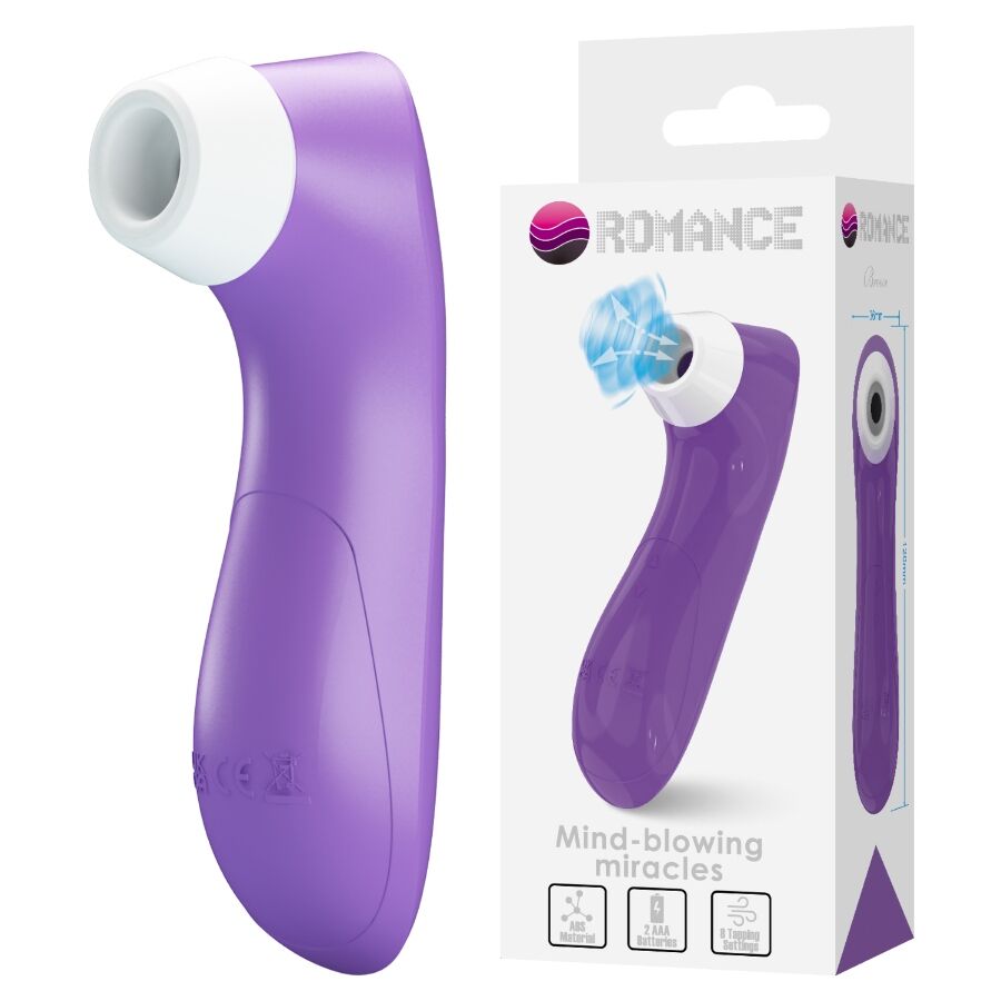 ROMANCE - APARELHO DE SUCÇÃO CLITORIAL COM TECNOLOGIA DE PULSAÇÃO ROXO - Image 2