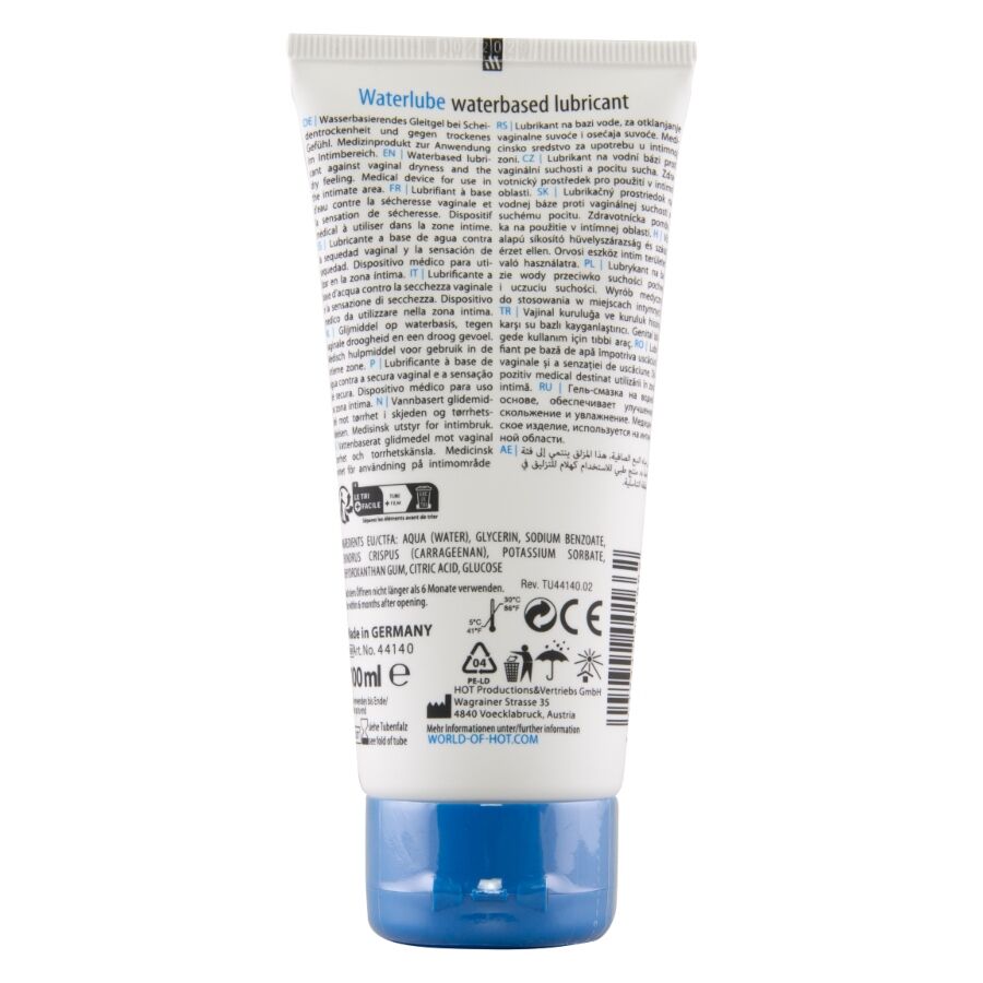HOT - LUBRIFICANTE PARA ÁGUA QUENTE À BASE DE ÁGUA DE MINAGRA 100 ML - Image 2