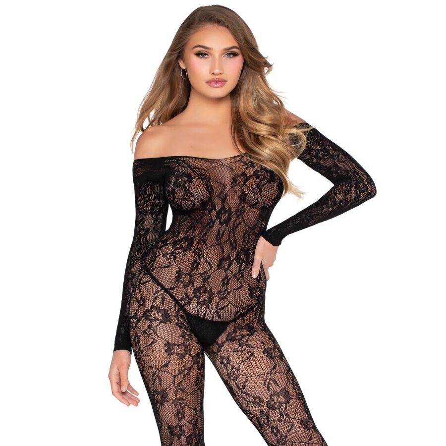 Mercadox LEG AVENUE - 89366 BODY DE RENDA PRETO - TAMANHO ÚNICO