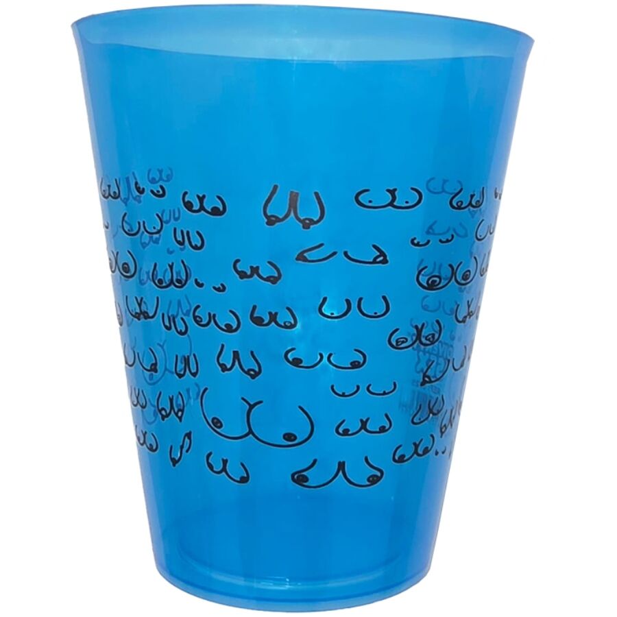 Mercadox DIABLO PICANTE - COPO AZUL 500 ML COM SEIOS NEGROS