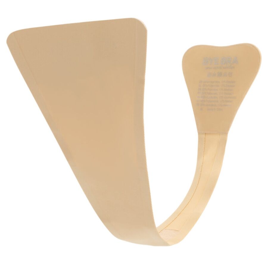 Mercadox BYE-BRA - TANGA ADHESIVO BEIGE TALLA ÚNICA