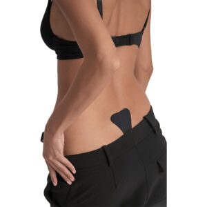 BYE-BRA – TANGA ADHESIVO NEGRO TALLA ÚNICA
