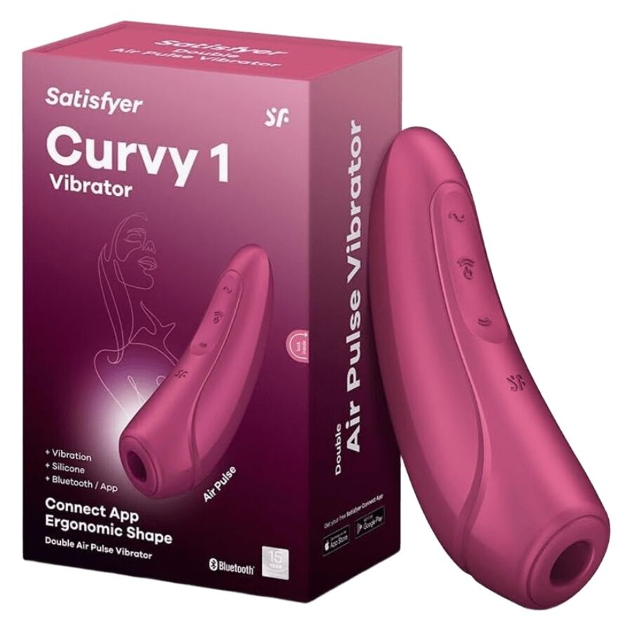 Mercadox SATISFYER - CURVY 1 VERMELHO ROSA