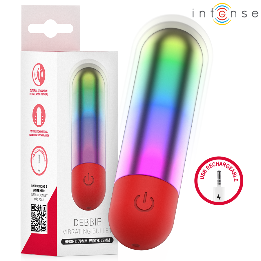 INTENSE - DEBBIE RAINBOW CLITORIS VIBRATÓRIO BULLET - Image 2