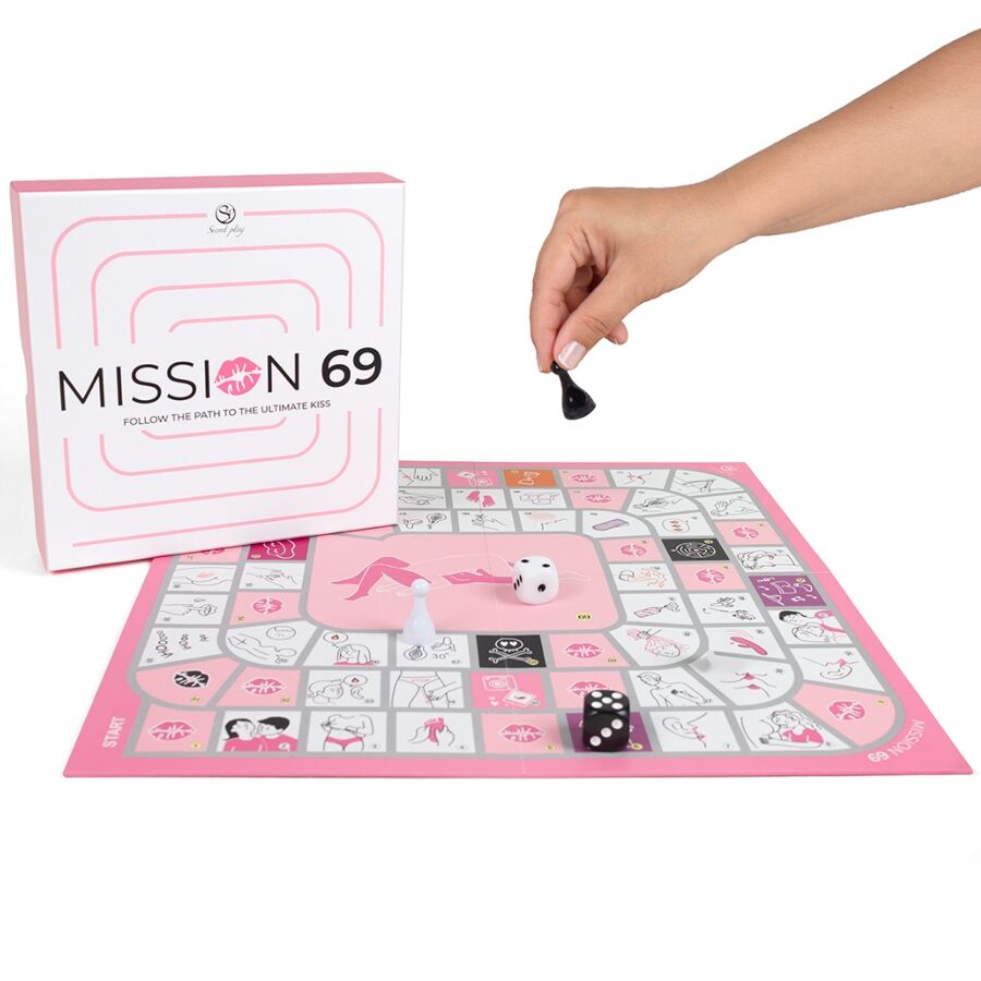 Mercadox SECRET PLAY - JOGO DE TABULEIRO PARA CASAIS "MISSION 69"