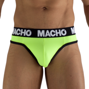 MACHO – MTG001 CALCINHA FIO DENTAL AMARELA FLUORESCENTE TAMANHO S