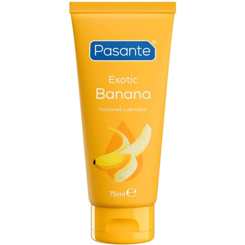 Mercadox PASANTE - LUBRIFICANTE À BASE DE ÁGUA COM SABOR DE BANANA 75 ML